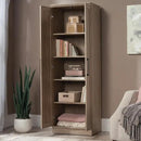 HomePlus Kitchen Pantry Storage Cabinet with Adjustable Shelves, Laundry Bathroom Storage Cabinet, Brushed Oak Finish by CozyNest Decor
