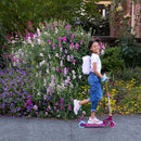 Jetson Character Kids Kick Scooter, LED Lights on Stem & Light-Up Wheels, Lightweight Frame, Height-Adjustable Handlebar, Lean-to-Steer System, Easy-Fold Mechanism by TinyTreasures Baby Boutique