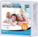 Utopia Bedding Waterproof Mattress Protector King Size (Pack of 14), Premium Terry Mattress Cover 200 GSM, Breathable, Fitted Style with Stretchable Pockets (White) by TinyTreasures Baby Boutique