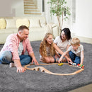 Ultra Soft Rug for Living Room, 4X6 Fluffy Shag Area Rug for Bedroom, Modern Shaggy Carpets Fuzzy Rug for Teens Dorm Nursery Home Decor Aesthetic, Upgrade Anti-Skid Durable, Grey by TinyTreasures Baby Boutique