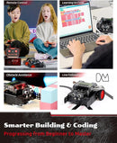WhalesBot Rocky Smart Robot Car Coding & Remote Control Kit for Kids 8-16, Modular/Scratch/Python/C Programming, Educational Engineering Science Toy Set with Multiple Sensors and Smart Controller by TinyTreasures Baby Boutique