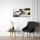 TAIJXAGSG Abstract Wall Art Minimalist Abstract Art Painting Cool Black Robot Modern Canvas Art Wall Decor Picture For Bedroom Office Home Wall Decor 20"X40"Ready To Hang by CozyNest Decor