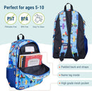 Wildkin 15-inch Kids Backpack – Durable, Padded, Adjustable for School & Travel - Trains, Planes, and Trucks by TinyTreasures Baby Boutique