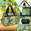 Spring Leaves Gardening Tool Bag,Heavy Duty Garden Tote Bag,Portable Oxford Gardening Storage Basket Organizer Handbag with Pockets Handle,Hand Tools Gifts for Outdoor Garden Lawn Yard by GreenHaven Gardens