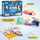 4 Set STEM Science Kits for Kids Age 8-12, 7-in-1 Science Experiments Crafts Projects Electric Motor Building Kit 8-10 9-12, STEM Toys for 6 7 8 9 10 11 13 Year Old Boys Girls Classroom Activity Gift by TinyTreasures Baby Boutique
