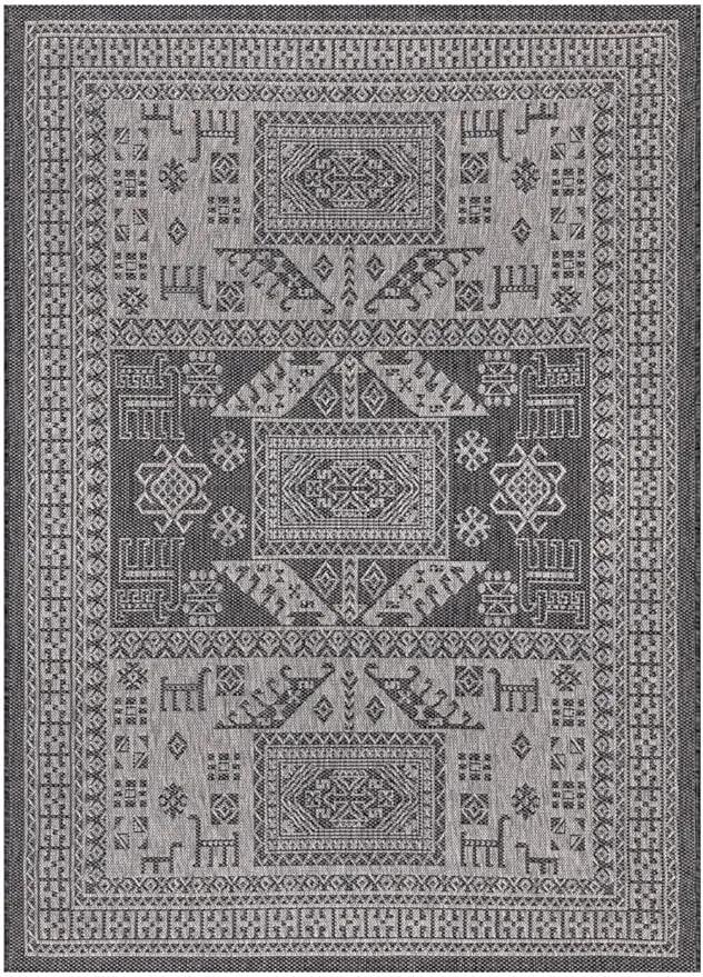 Keen Home Design Terrace Outdoor Area Rug - 4x6 Washable Indoor/Outdoor Rug for Patio, Kitchen, Balcony, Beach, Garden, Deck and Porch, Size: 3'10"x5'7", photo 3 of 7