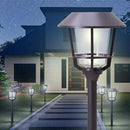 Solar LED Path Lights 4 Pack – 12 Lumens, Warm White, Oil-Rubbed Bronze, Solar Powered, Stainless Steel, Weather-Resistant for Garden, Walkway, Patio by CozyNest Decor