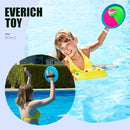 EVERICH Upgraded Toss and Catch Ball Game Set - Indoor and Outdoor Games for Kids 3-12, Beach Sand Pool Water Toy Includes 4 Paddles 4 Sticky Balls, Great Birthday Easter Gifts for Boys Girls by TinyTreasures Baby Boutique