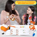 Crochet Kit for Beginners, 2PCS Cat Crochet Animal Kit with Step-by-Step Video Tutorials, Beginner Crochet Kit for Adults, Crochet Starter Kit for Kids, Learn to Crochet, Stuffed Animal Knitting Kit by TinyTreasures Baby Boutique