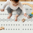 Baby Foam Play Mat, PIGLOG 72x48 Baby Crawling Mat, Floor Mats for Kids for Infants with Interlocking Tiles, Toddler Playmats for Indoor and Outdoor, Easy to Clean Playroom Mats, (Symbol+Bohemia) by TinyTreasures Baby Boutique