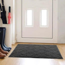 Door Mat Outdoor, 24x36, Welcome Mats for Entryway, Front Doormat for Home Entrance, Indoor Floor Mat, Durable, Non-Slip, Boot Scraper, Catches Muddy and Dirt (Black) by CozyNest Decor
