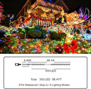 KNONEW Outdoor Christmas Lights 300 LED 99ft String Lights 8 Modes & Time Memory Fairy Light Plug in Waterproof LED String Lights for Xmas Yard Tree Wedding(Multicolor) by GreenHaven Gardens