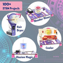 Butterfly EduFields 100+ STEM Projects | Girls Mini Engineering Kit for Ages 8 10 12 15 Years | Ultimate DIY Science Experiments for Kids | Educational Engineering Toys Best Birthday Gift idea by TinyTreasures Baby Boutique
