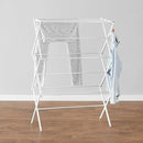 Amazon Basics Foldable Portable Laundry Rack for Air Drying Clothing, Indoor Outdoor Use - 14.5" D x 29.5" W x 41.8" H, White by CozyNest Decor