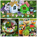 96 Pcs Luminous Resin Mini Elephant Animals Miniature Elephant Figurines Glow in The Dark Garden Accessories Moss Landscape DIY Terrarium Ornament for Garden Dollhouse Decoration (Classic) by GreenHaven Gardens