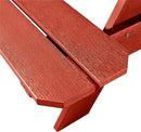 highwood Hometown Picnic Table, 6 Foot, Rustic Red by GreenHaven Gardens