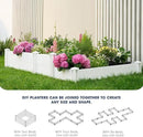 PASAMIC Durable Vinyl Raised Garden Bed, 6x3x1ft Raised Bed for Gardening, Planter Box with Open Bottom, Raised Garden Bed Outdoor, DIY Above Ground Garden Bed for Fruit, Vegetables, Herbs by GreenHaven Gardens