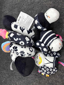 Spiral Car Seat Toys for Babies, 0-6 Months Stroller Pram Activity Hanging Toys High Contrast Black and White Sensory Toy, Newborn Soft Plush Travel Toy for Newborn Boys Girls Gift by TinyTreasures Baby Boutique