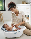 Skip Hop Baby Bath Tub 4-in-1 Grow with Baby Infant to Toddler Bathtub with Supportive Sling and Sit-Up Support Wave Age 0m+ by TinyTreasures Baby Boutique