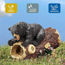 Bear Gutter Downspout Extension Decorative Statue, Whimsical Gutter Guardian Rain Downspout Splash Block, Gutter Guardian Rain Downspout Extender for 2" × 3" Downspout by GreenHaven Gardens