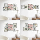 HAUS AND HUES Photo Gallery Wall Frame Set - Set of 5 Black Frames for Gallery Wall, Gallery Wall Frames, Multiple Picture Frames for Wall Collage (Two 8x10, Two 11x14, One 16x20 Framed Black) by CozyNest Decor