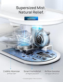 Dreo Humidifiers for Bedroom, Top Fill 4L Smart Cool Mist Humidifier with Oil Diffuser, Cartridge, Nightlight, 36H Runtime, Quiet Ultrasonic Humidifiers for Home, Baby Nursery, Plants, Office, HM311S by TinyTreasures Baby Boutique