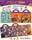 Benresive Reusable Sticker Book for Toddlers 2-4 Years, Fun Travel Stickers for Kids, Waterproof Sticker Books for Toddlers 1-3, Crafts Activities for Todddlers 1-3 2-4 3-5 - Halloween by TinyTreasures Baby Boutique