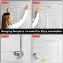 Acrylic Calendar for Wall - 24x18” Wall Calendar, Dry Erase Calender, Clear Calendar for Wall, Includes Magnetic Pen, Tray Holders, 4 Markers and 1 Eraser by TinyTreasures Baby Boutique