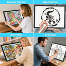 Phylosal Rechargeable A3 LED Light Pad with Built-in Stand, Magnetic Tracing Light Box for Drawing, Diamond Art Light Board with Side Button, Super Bright Light Table for Diamond Painting, Sketching by TinyTreasures Baby Boutique