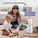 Portable Bottle Warmer, Travel Baby Bottle Warmer for Breastmilk On The Go, Leak-Proof, 2 Modes Fast Heating by TinyTreasures Baby Boutique