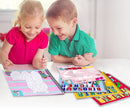 4PCS Crafts for Kids Ages 4-8 Sticker Books - Includes Dinosaur Llama Turtle and More Animal Designs Gift Party Create 40 Pictures by TinyTreasures Baby Boutique