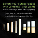 LUMENGY Paver Light 4×8 Inch (3.93 inch X 7.87 inch), Glare-Free 5000K Brick Lighting for Paver Driveways, Pathways, Patios & Garden, 12V Waterproof & Drive-Over Rated by CozyNest Decor