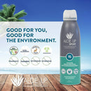 Aloe Up Sport Continuous Spray Sunscreen SPF 15 - Broad Spectrum UVA/UVB Sunscreen Protector for Face and Body - With Aloe Vera Gel - Fast Absorbing Sheer Formula - Reef Safe - Fragrance-Free - 6 Oz by TinyTreasures Baby Boutique