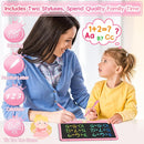 Hockvill LCD Writing Tablet for Kids 12 Inch, Toys for Boys Girls Drawing Pad for 3 4 5 6 7 Year Old Kids Toys, Toddler Erasable Doodle Board Travel Essentials, Children’s Day Gift for Kids - Pink by TinyTreasures Baby Boutique