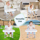 Portable Baby Booster Seat with Tray, Toddler Booster seat for Dining, Camping, Travel, Baby Beach Chair 6 Months to 3 Years Old Indoor Outdoor Use CH2405 by TinyTreasures Baby Boutique