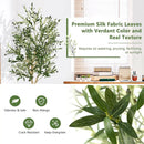 6 Feet Artificial Olive Tree in Cement Pot by LJGDeals