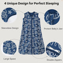 Baby Sleep Sack 6-12 Months 0.5 Tog Wearable Blanket Baby, 3 Pack 100% Cotton Lightweight Sleeping Sack with 2-Way Zipper for Newborn Infant Shark by TinyTreasures Baby Boutique
