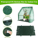 U'Artlines Portable Mini Greenhouse Small Green House with Waterproof Pad 36x36x42 Inch Plant Cover Tent for Garden Small Plants Indoor Outdoor, Green PE by GreenHaven Gardens
