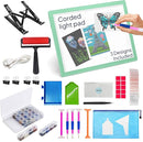 iVyne Corded A4 Light Pad for Diamond Painting & Art Projects – LED Light Board with Diamond Art Accessories – Ultra-Thin & Portable Diamond Dot Light Board, Perfect for Artists - Green by TinyTreasures Baby Boutique