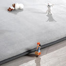 BALAPET Thick Memory Foam 47x47 Play Mat for Playpen, Super Soft Velvet Portable Baby Playpen Mat for Kids Toddler Crawling and Play, Non-Slip Bottom Playmat, Grey by TinyTreasures Baby Boutique