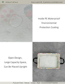 Rectangular Folding Laundry Basket,waterproof Canvas Basket,gift basket,Suitable for children's room,Office,Clothes,Toys Storage(Easter Eggs) by TinyTreasures Baby Boutique
