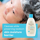 Aveeno Baby Healthy Start Nourishing Newborn Wash, Hypoallergenic Baby Body Wash with Prebiotic Oat Gently Cleanses Delicate Newborn Skin, Fragrance-Free, Tear-Free, Paraben-Free, 8 fl. oz by TinyTreasures Baby Boutique