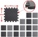 XMTMMD Soft Non-Toxic Foam Baby Play Mat | Toddler Playmat | EVA Foam Interlocking Tiles for Gym, Nursery, Playroom | 18 Squares Foam Floor Mats for Kids & Babies | Colorful Jigsaw Puzzle Play Mat by TinyTreasures Baby Boutique