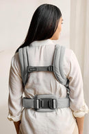 BabyBjörn Baby Carrier Harmony, Light Gray, Woven Mélange, 3-in-1 Ergonomic Baby Carrier, Newborn, Facing-in, Outward-Facing, and Back Carrying Positions Supported (7-40 lbs), Newborn to Toddler by TinyTreasures Baby Boutique