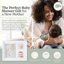 Little Hippo Baby Footprint Kit & Keepsake | Baby Handprint Kit | Baby Hand and Footprint Kit (Alpine White, Standard) by TinyTreasures Baby Boutique