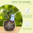 4 Pack Self Watering Spikes, Indoor Plant Watering Globes, Bird Shape Automatic Irrigation Spikes,Plant Watering Devices（Blue） by GreenHaven Gardens