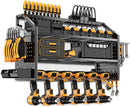 LBT 4 Layer Power Tool Organizer Wall Mount With Charging Station, Patented, 6 Outlet Power Strip, 6 Drill Holder, Heavy Duty Metal Garage Tool Storage Rack, Gifts For Men Fathers Day by GreenHaven Gardens