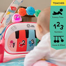 Baby Einstein Ocean Explorers 4-in-1 Kickin Tunes Jellyfish Jamboree Music & Language Discovery Gym, Pink, Ages 0 Months and Up by TinyTreasures Baby Boutique