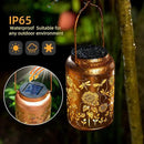 Solar Lanterns Dragonfly Lights Outdoor Decor Hanging Lantern Waterproof Metal LED Sunflower Light Decorative Garden,Yard,Patio,Lawn,Christmas Gifts for Women Mon Grandma by GreenHaven Gardens