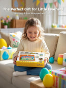 Interactive Electronic Learning Pad - Learn-to-Read System with 70 Sound Pages, Card-Insert for Alphabet, Words, Numbers, Music, Learning Activities for Kids 3-5 Years Old by TinyTreasures Baby Boutique